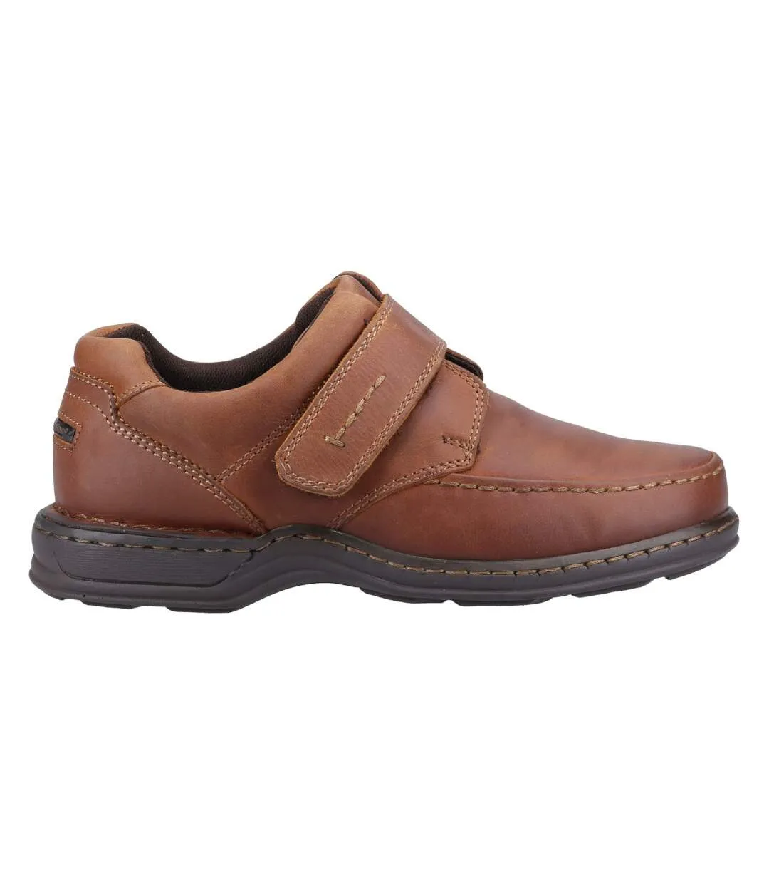 Mens roman leather shoes brown Hush Puppies