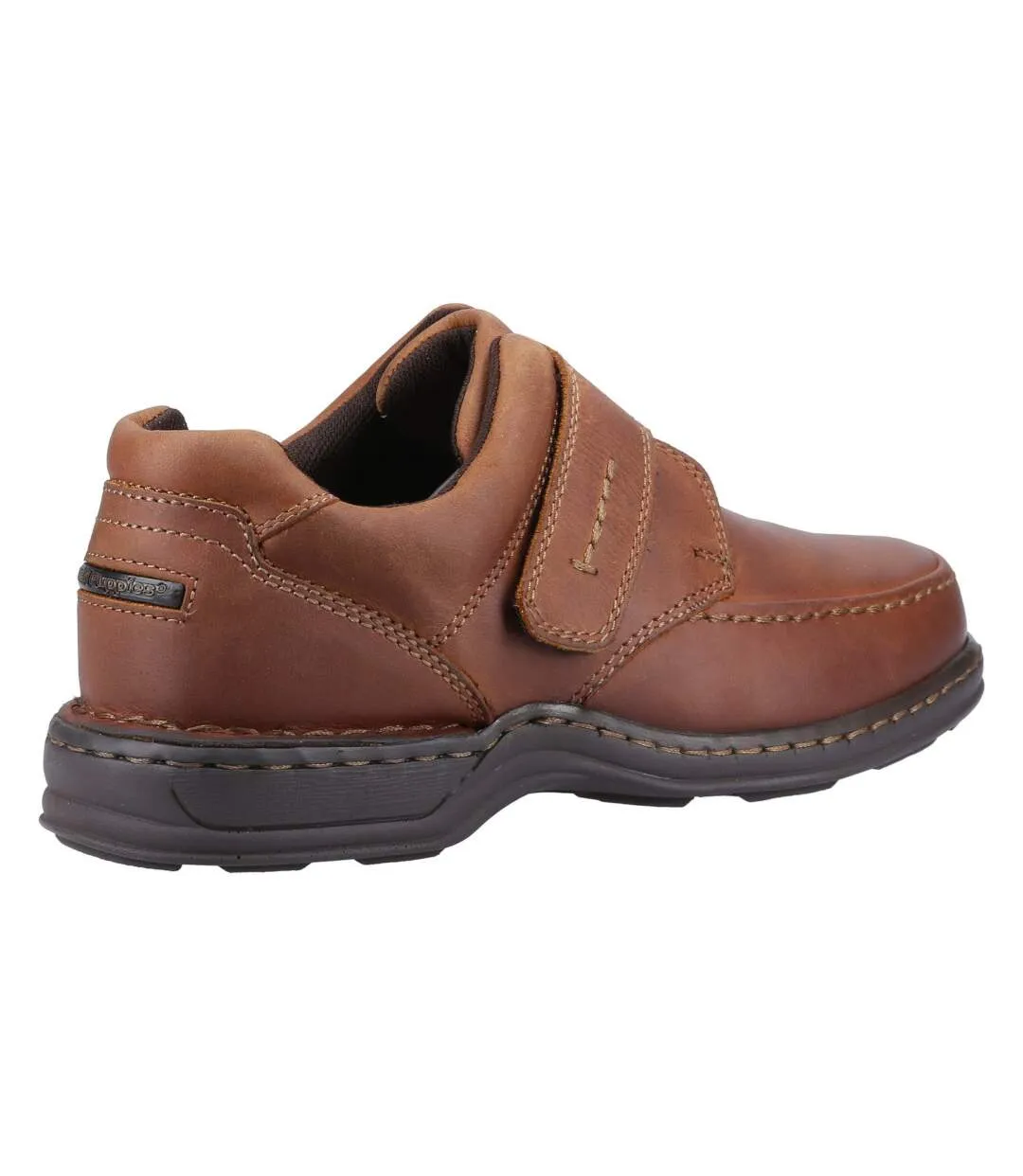 Mens roman leather shoes brown Hush Puppies