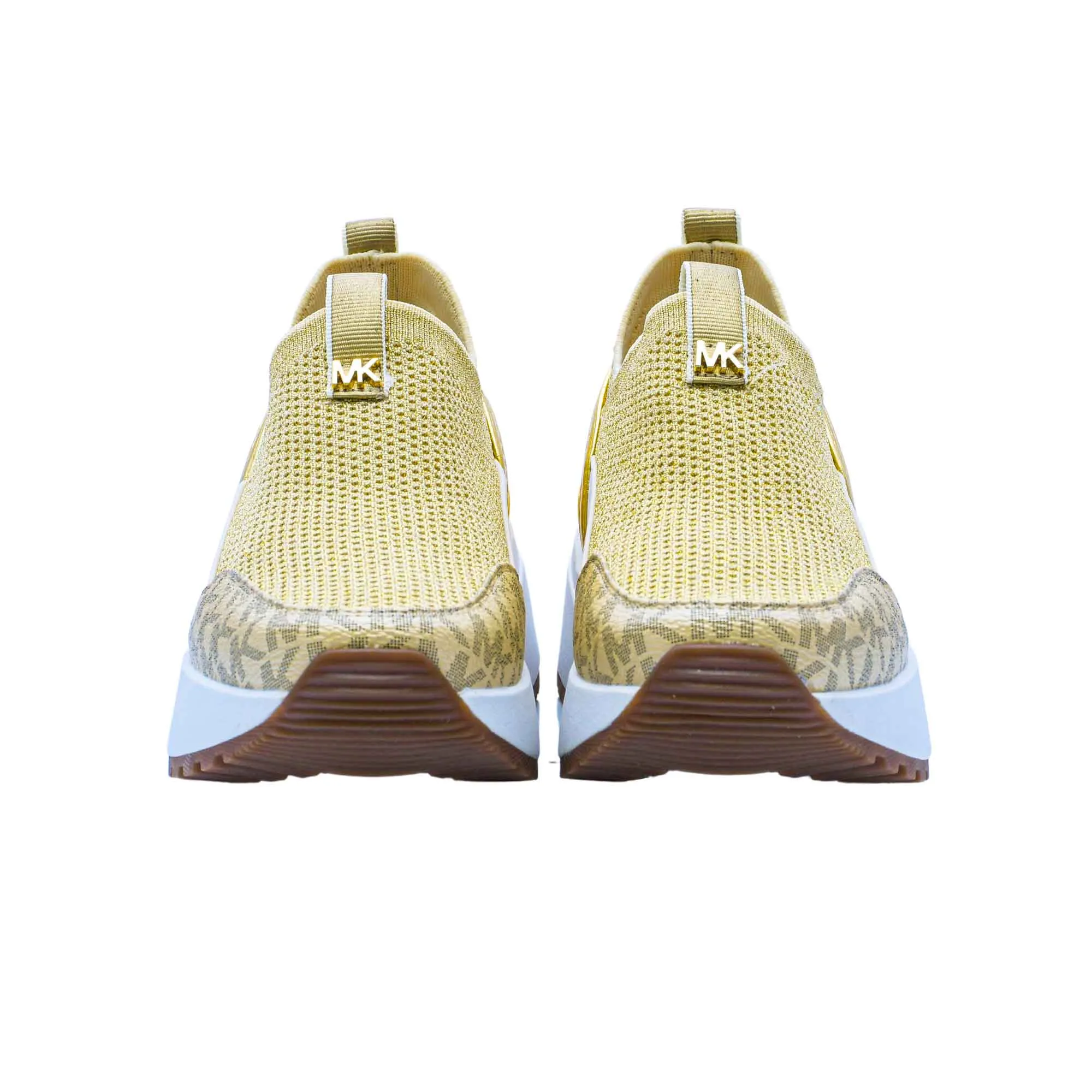 Michael Kors Kids Girl's Vanilla & Gold Sneaker