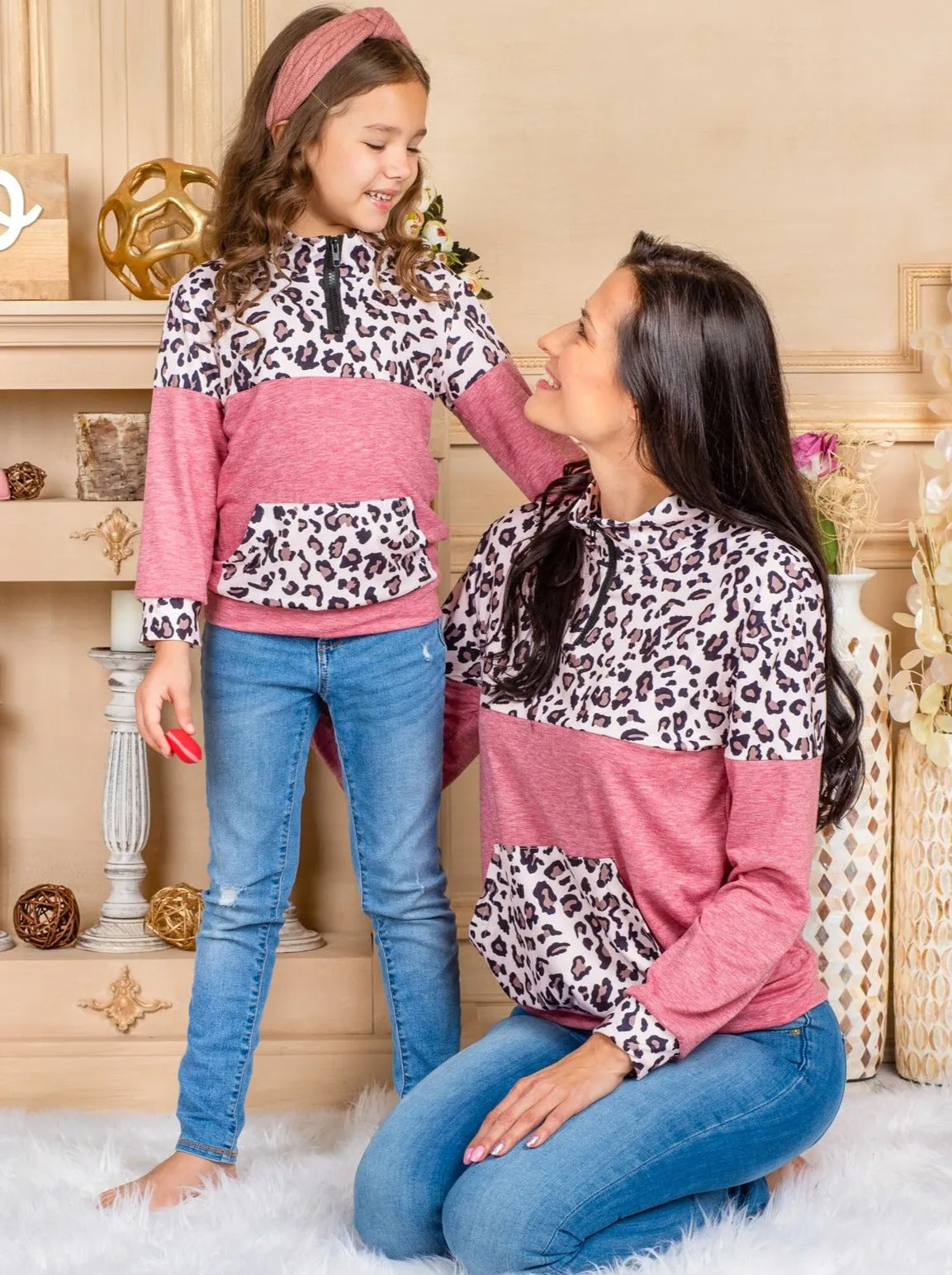 Mommy and Me Fierce Color Block Sweater