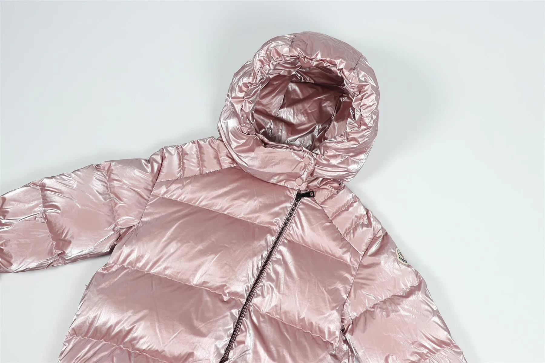 MONCLER PINK KIDS GIRLS PADDED JACKET 10 YEARS