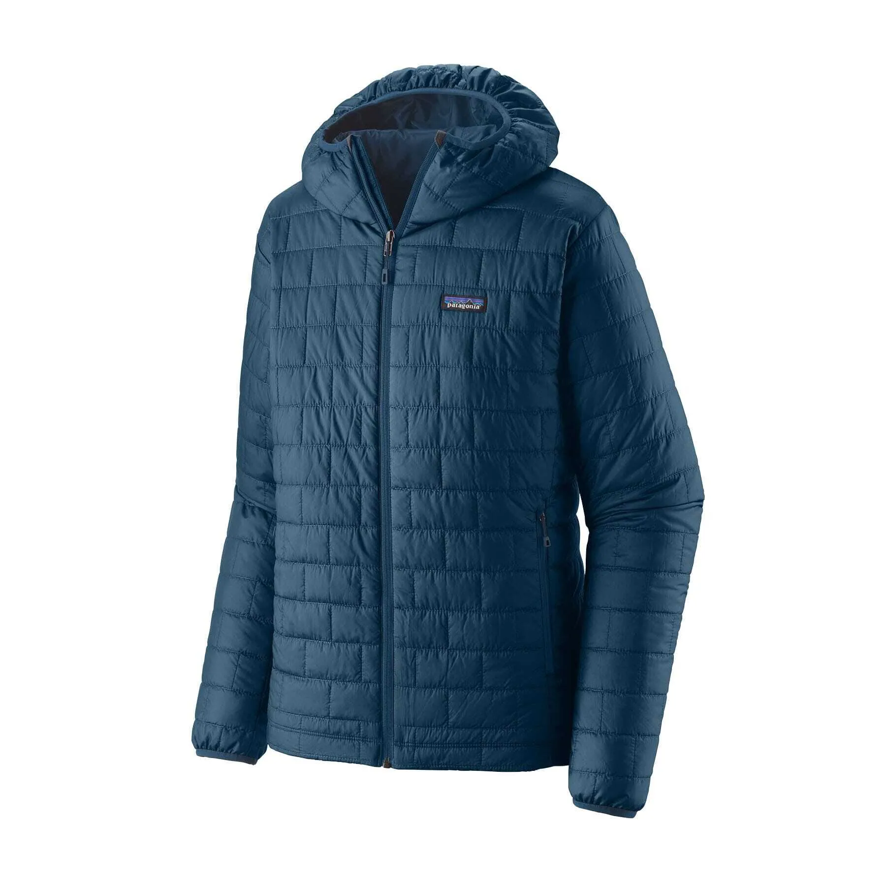 Patagonia Men's Nano Puff Hoody, Lagom Blue / S