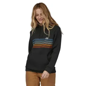 Patagonia Unisex Line Logo Ridge Stripe Uprisal Hoody, Ink Black / S