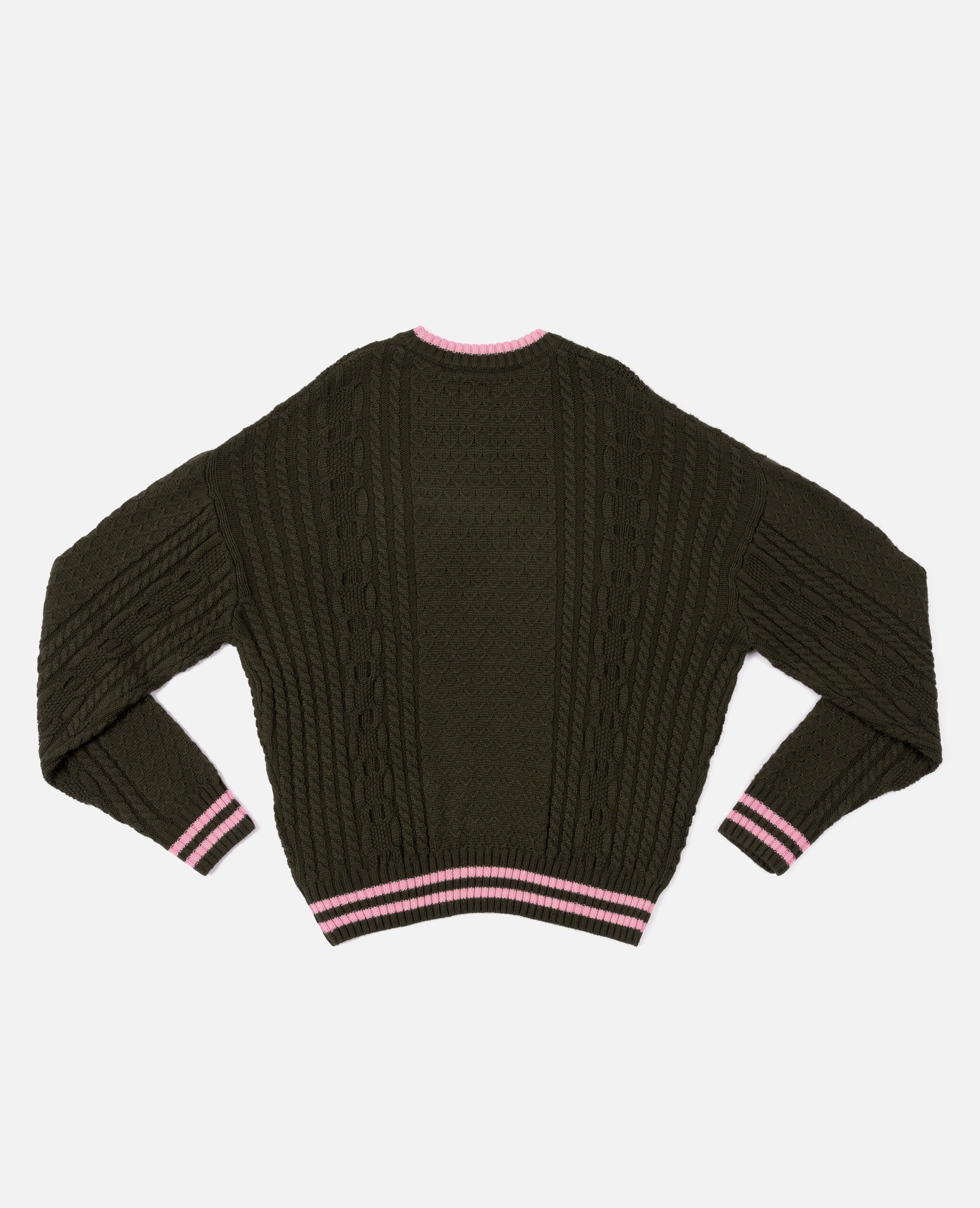 Patta Loves You Cable Knitted Sweater (Beetle)