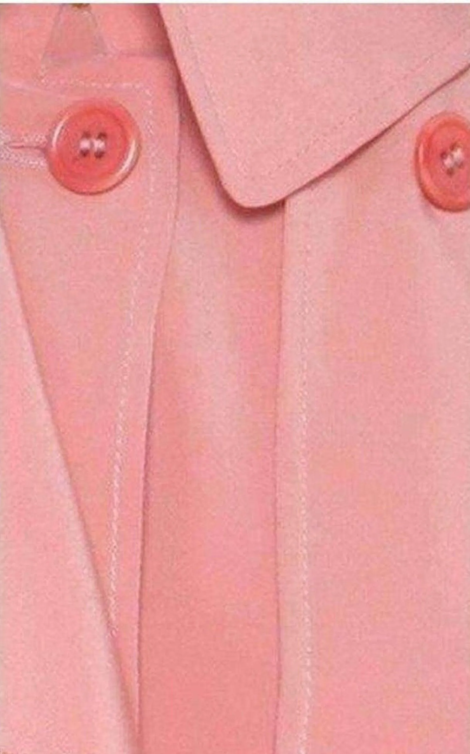 Pink Silk Georgette Trench Coat