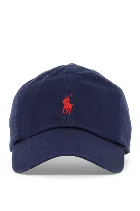 Polo Ralph Lauren Chino Baseball Cap In Seven   Blue