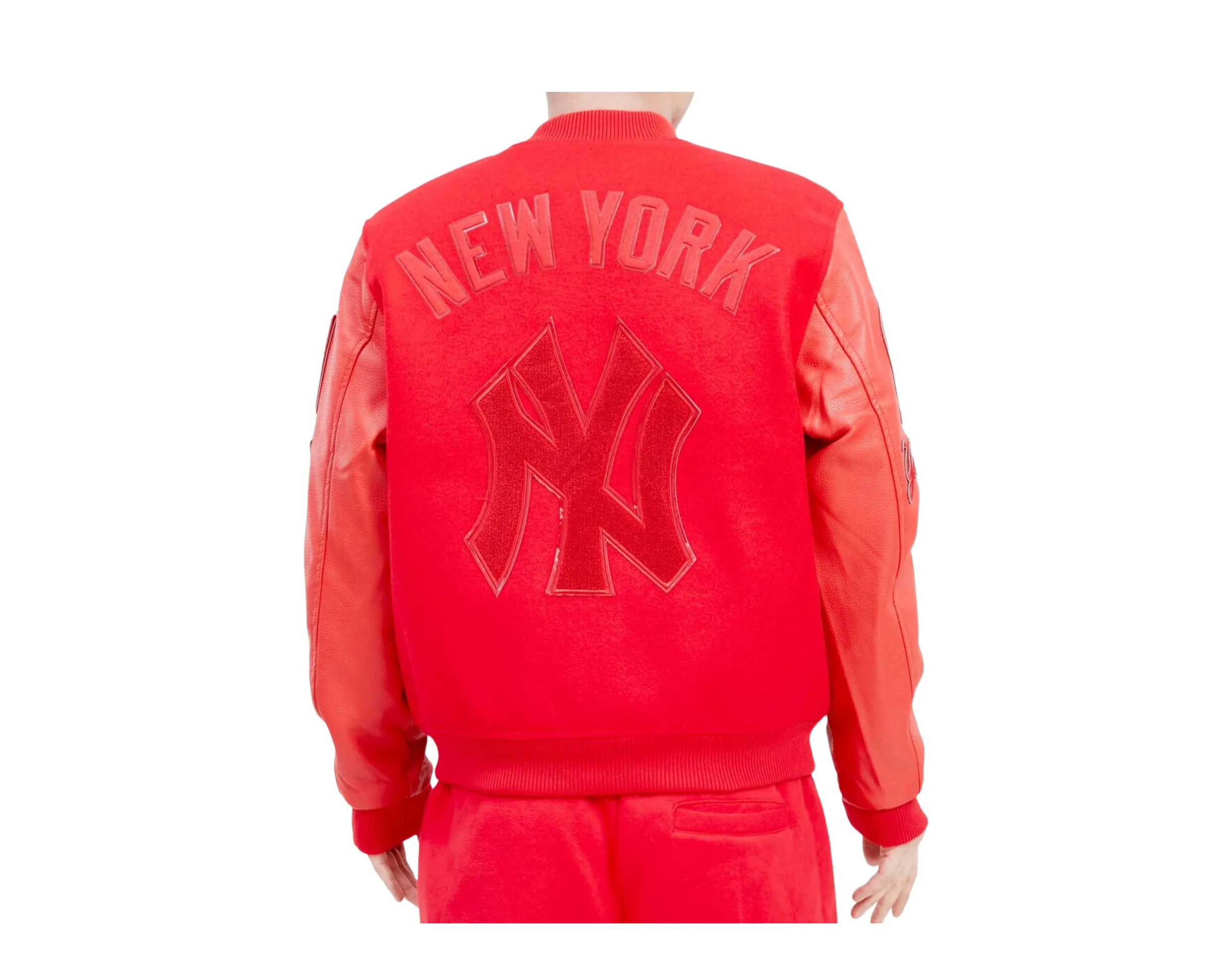 Pro Standard MLB New York Yankees Triple Red Varsity Men's Jacket