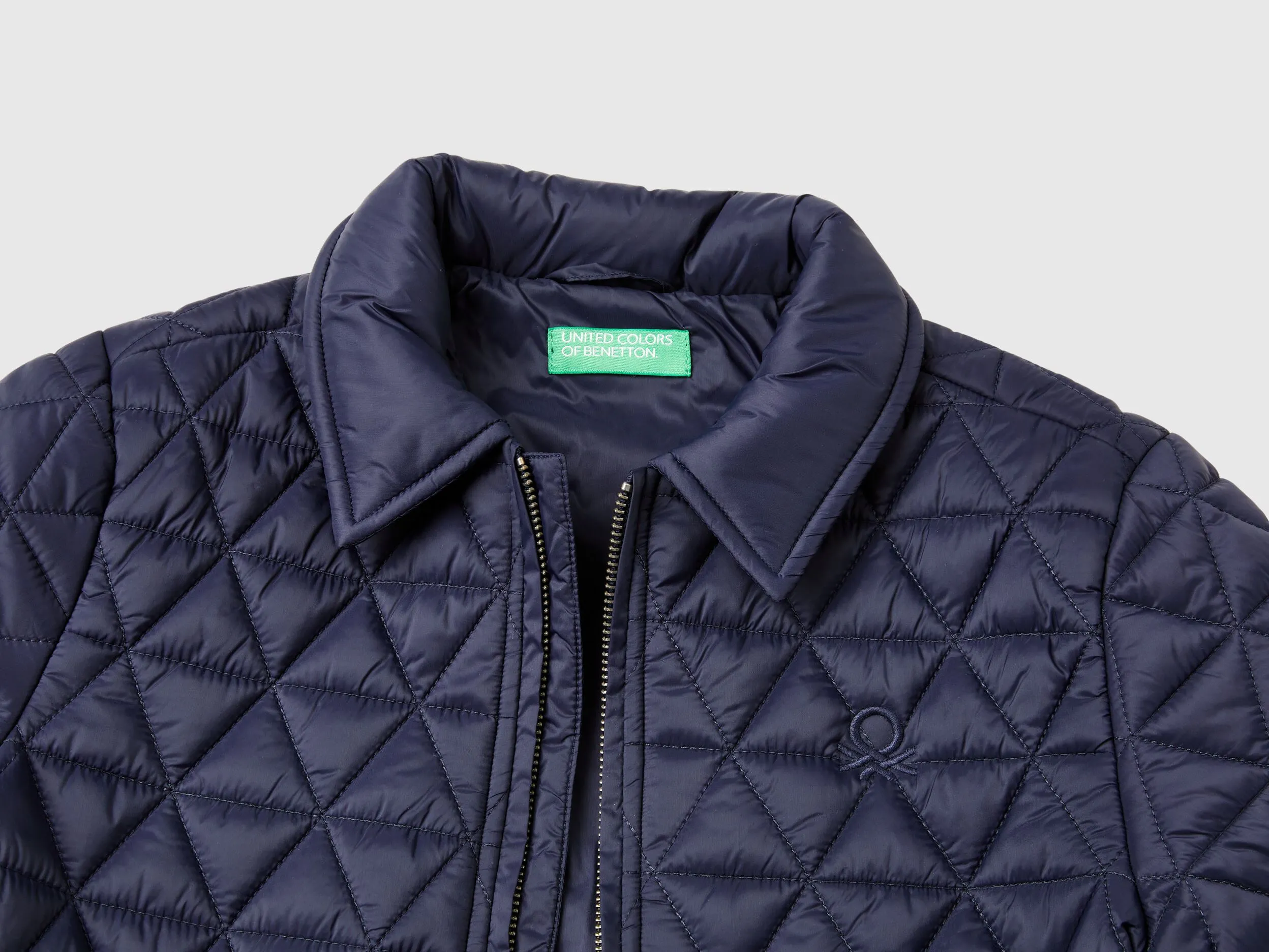 Quilted "Rain Defender" jacket - Dark Blue | Benetton