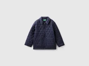 Quilted "Rain Defender" jacket - Dark Blue | Benetton