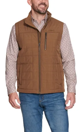 Rafter C Men's Chocolate Brown Puff Vest