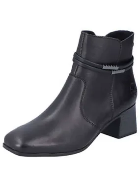 Rieker Black Ankle Boots