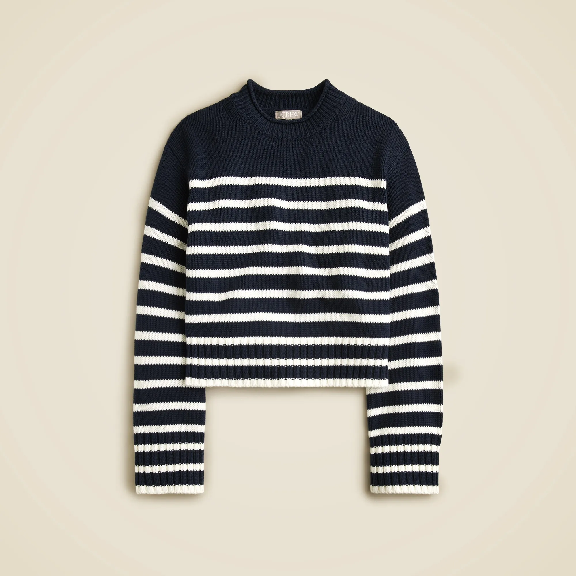 Rollneck™ sweater in stripe