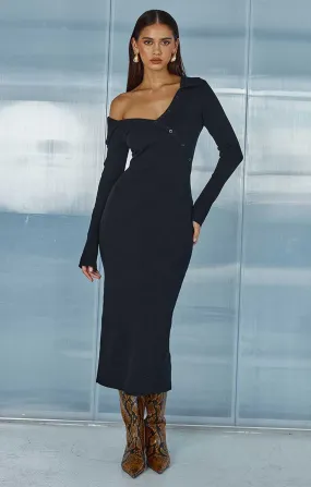 Runaway The Label Black Casa Midi Dress