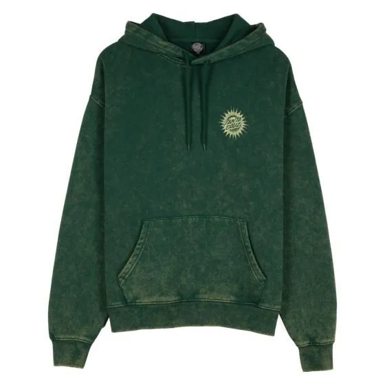 Santa Cruz Womens Ornate Dot Hoody - Emerald Acid Wash