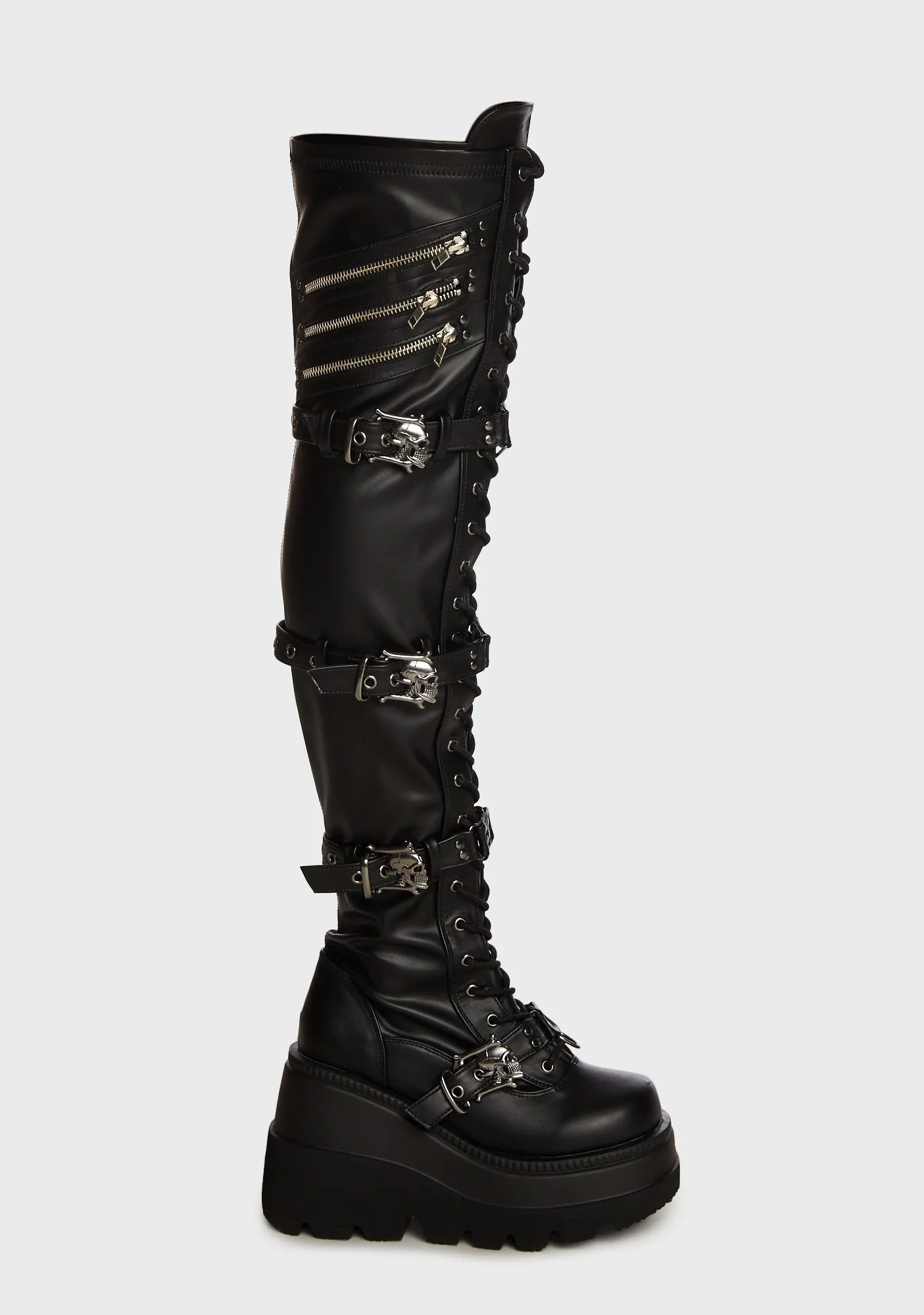 Shaker-420 Thigh-High Boots-