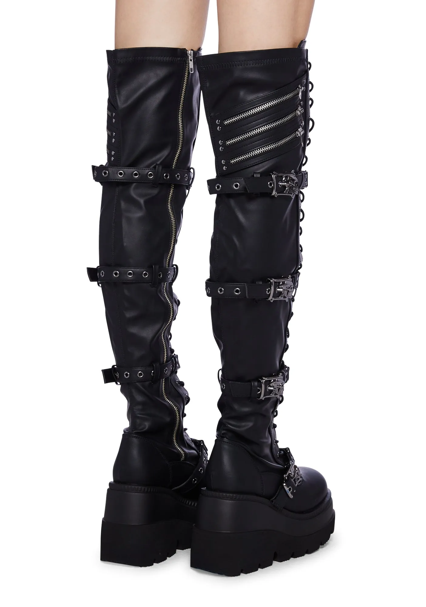 Shaker-420 Thigh-High Boots-