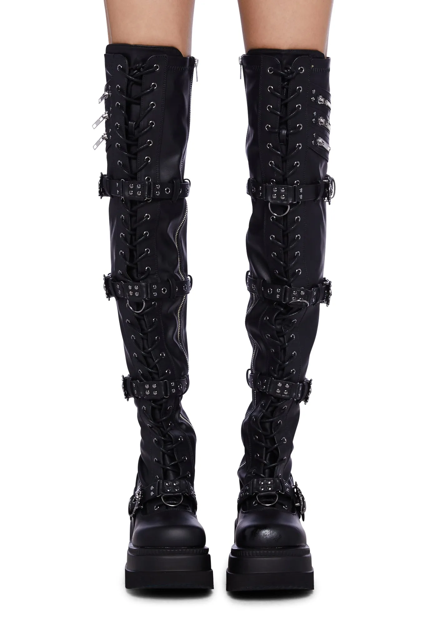 Shaker-420 Thigh-High Boots-