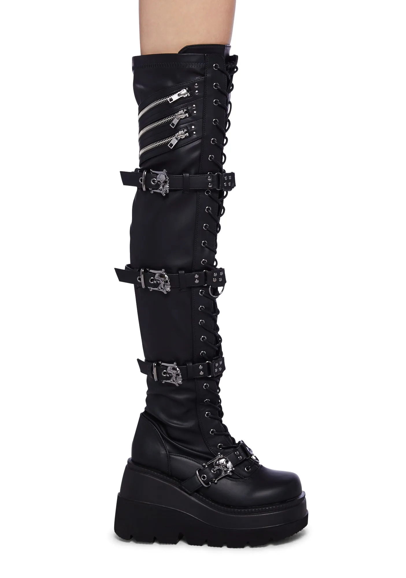 Shaker-420 Thigh-High Boots-