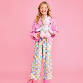 spring hearts plush pant