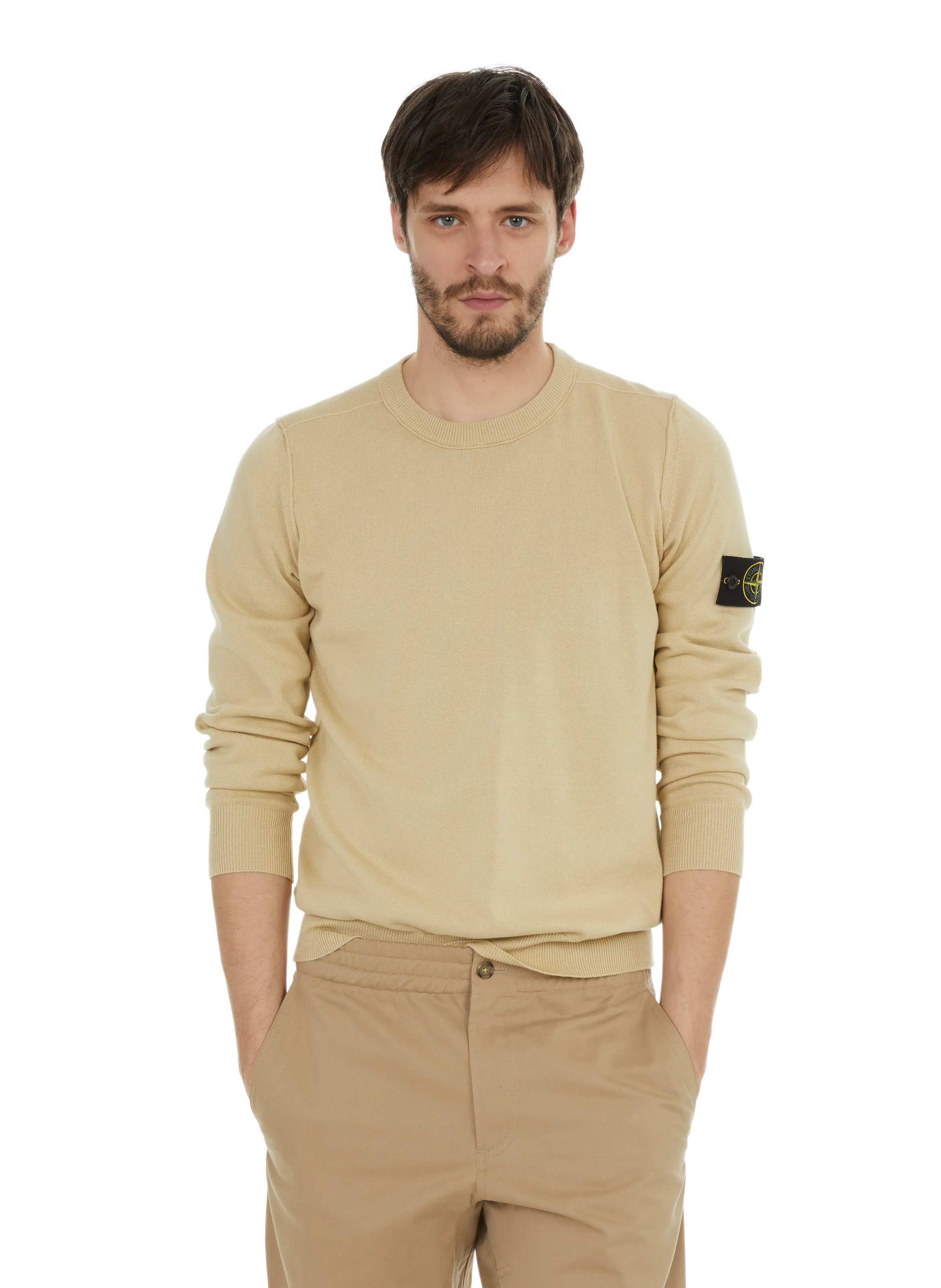 Stone island  Plain sweater - Beige