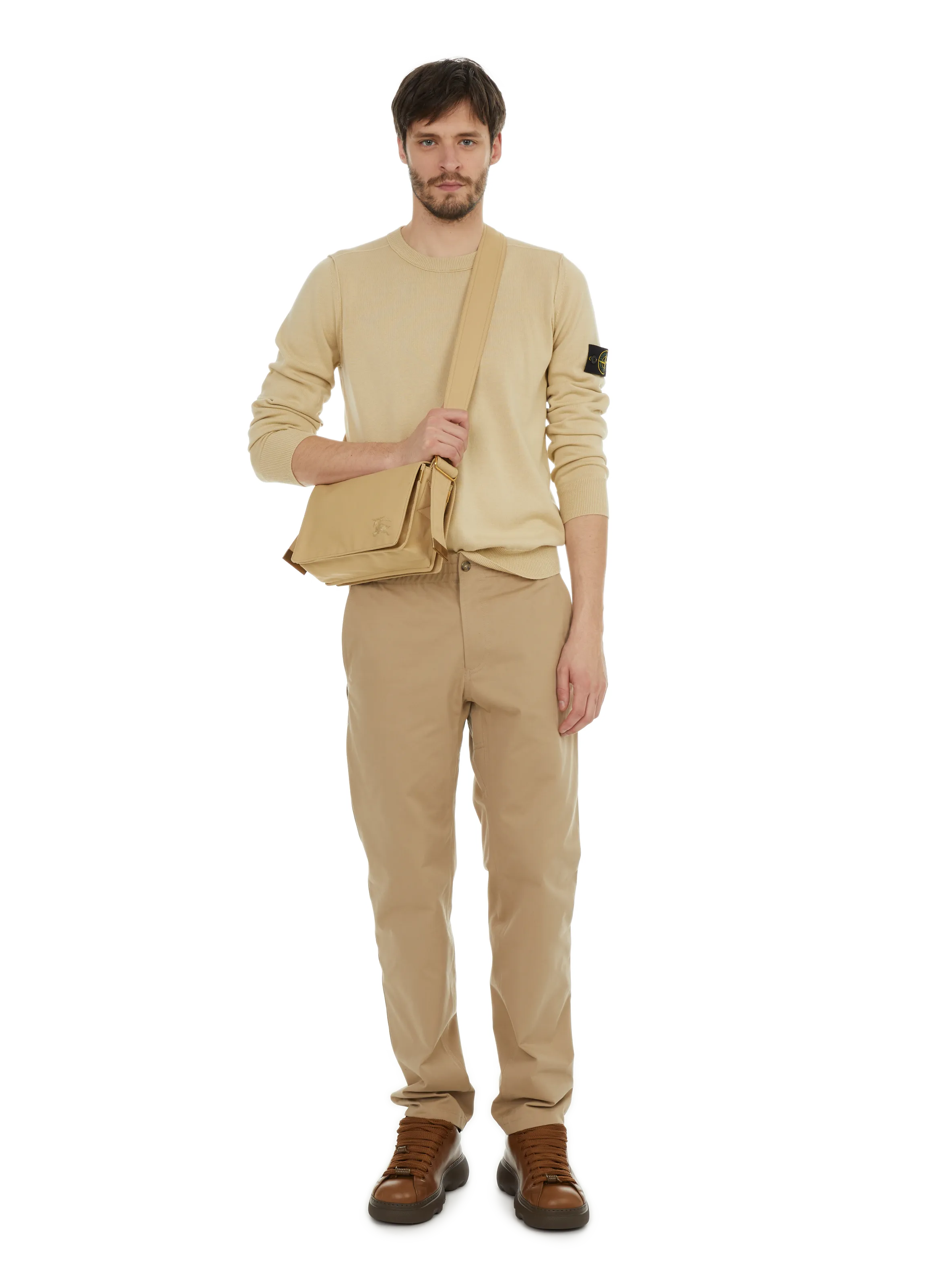 Stone island  Plain sweater - Beige