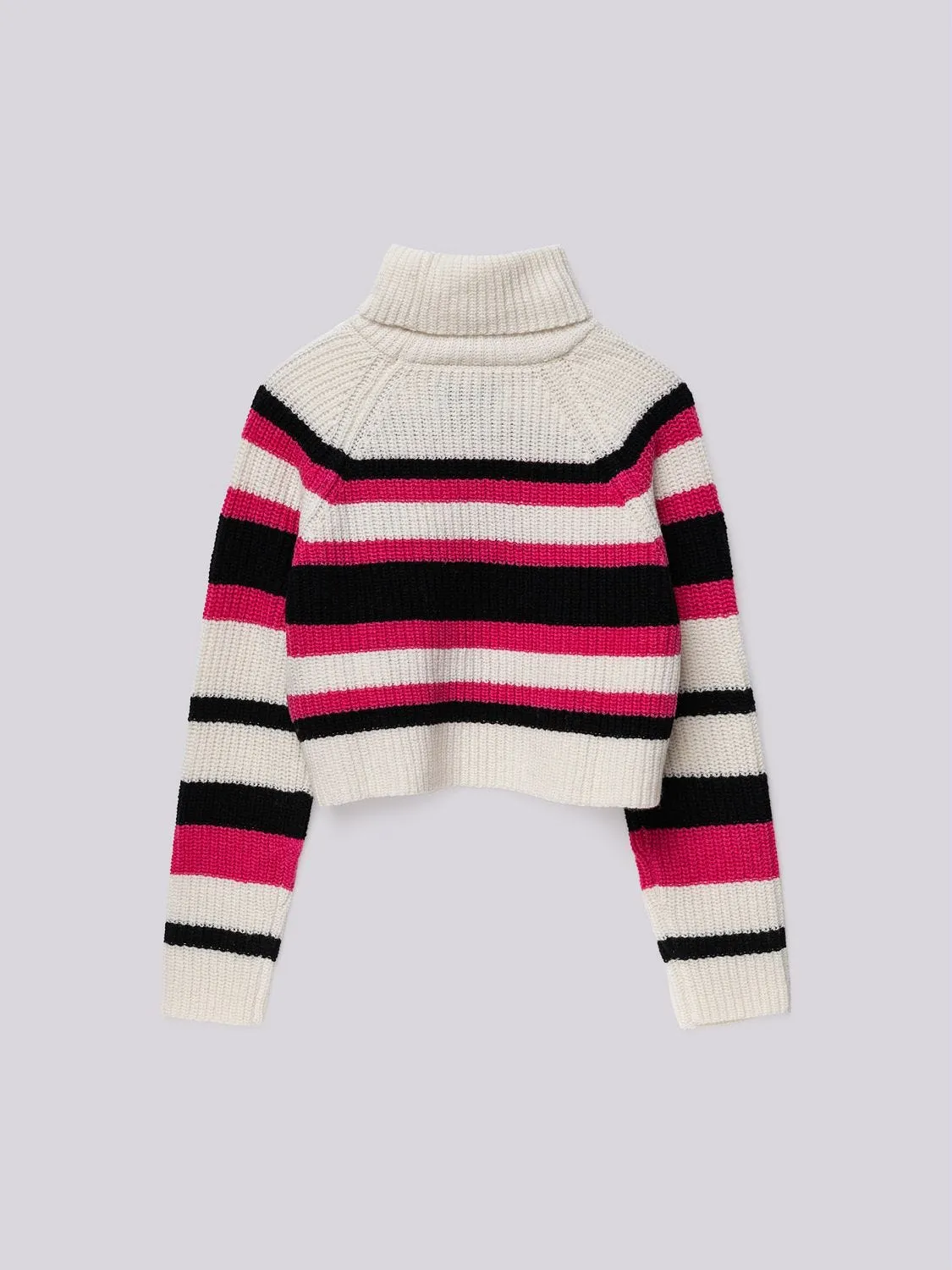 STRIPED CROPPED SWEATER