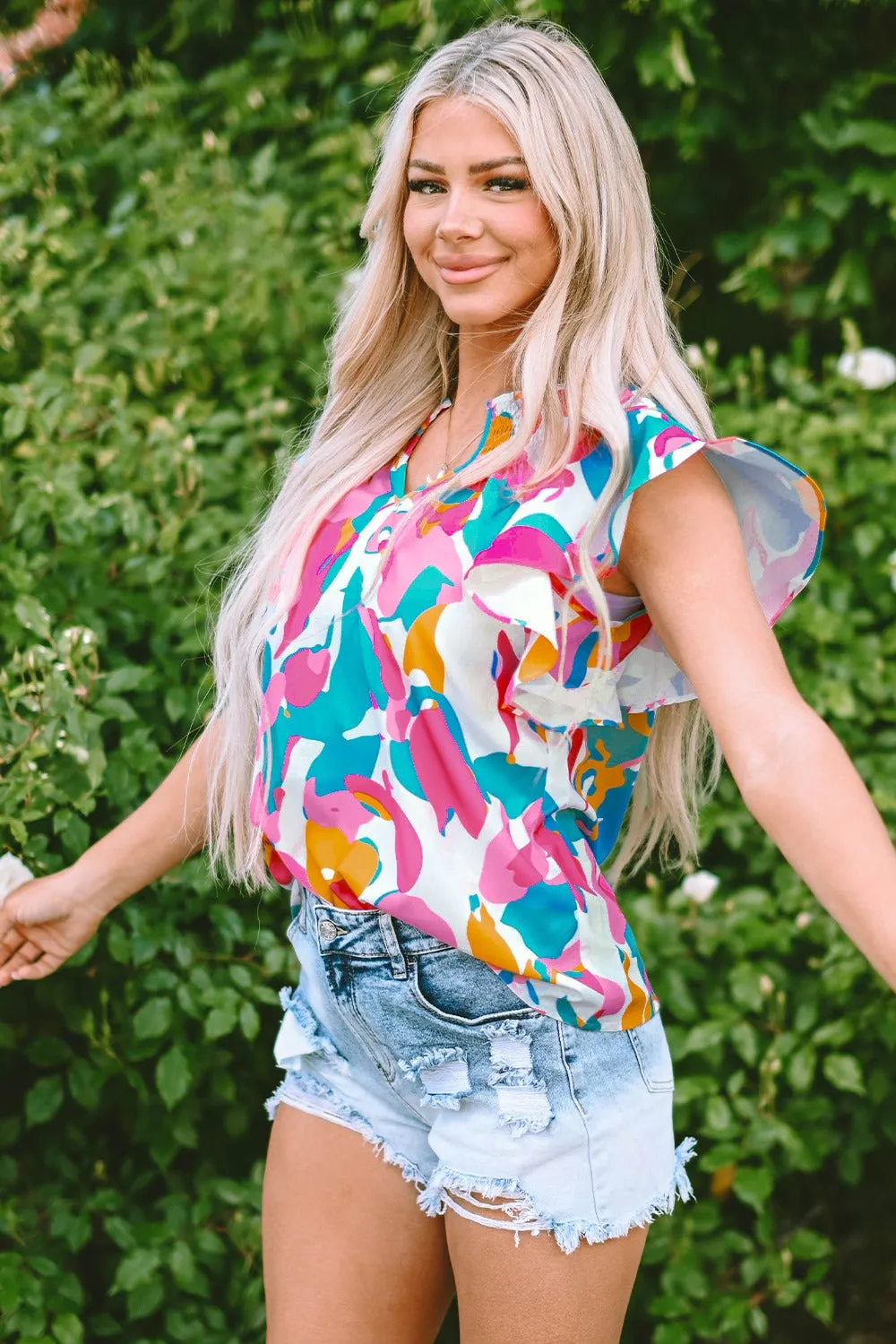 Summer Lovin' Cap Sleeve Blouse