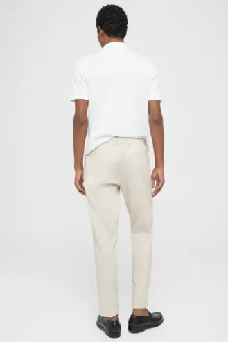 Theory Curtis Linen Pant in Sand