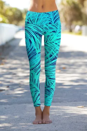 Tropical Dream Lucy Printed Performance Leggings - Women