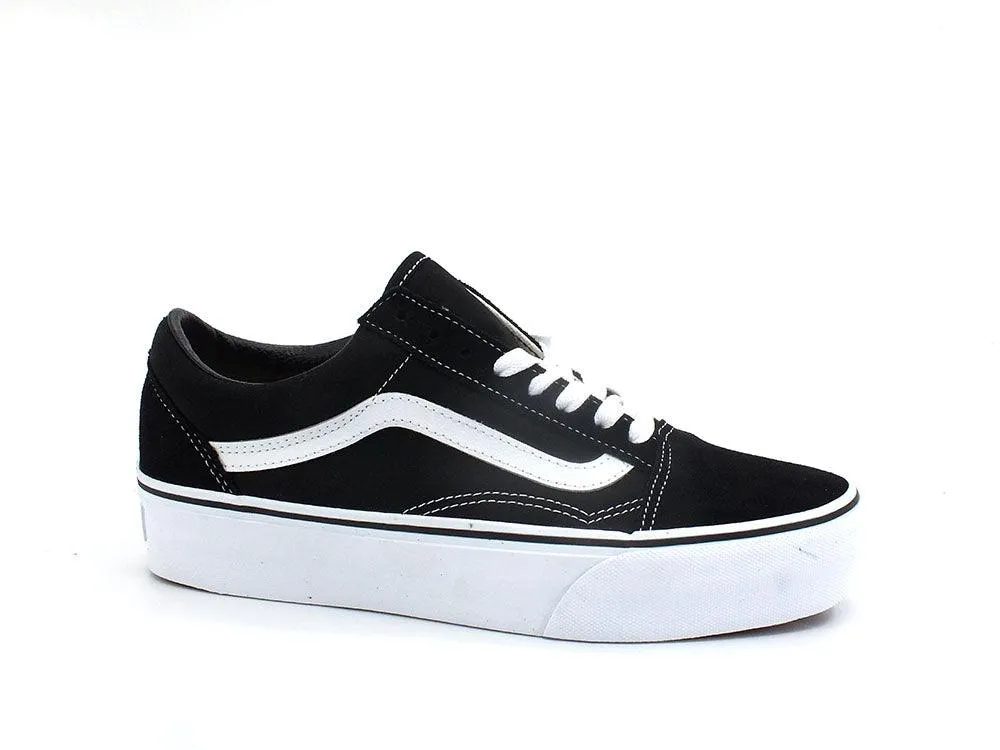 VANS Old Skool Platform Sneaker Black White VN0A3B3UY281