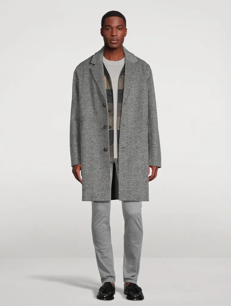 VINCE Splittable Wool-Blend Coat