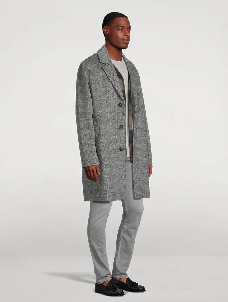 VINCE Splittable Wool-Blend Coat