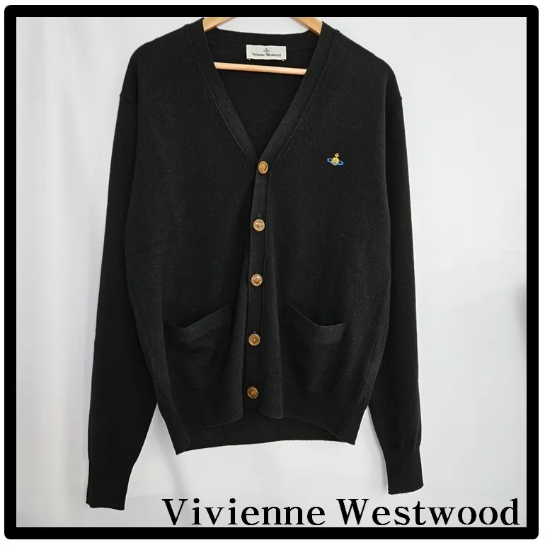 Vivienne Westwood  |Street Style Logo Cardigans