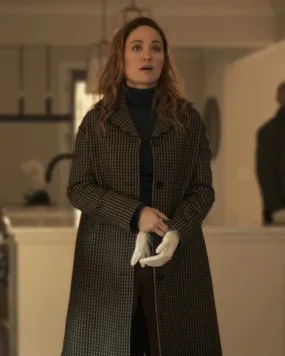 Will Trent 2023 Erika Christensen Checkered Coat