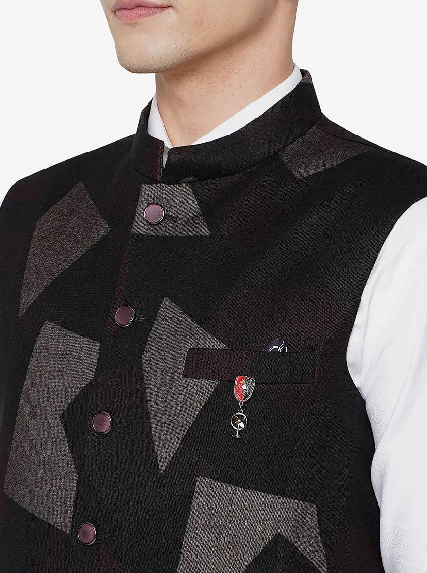 Wine Waist Coat | JB Studio