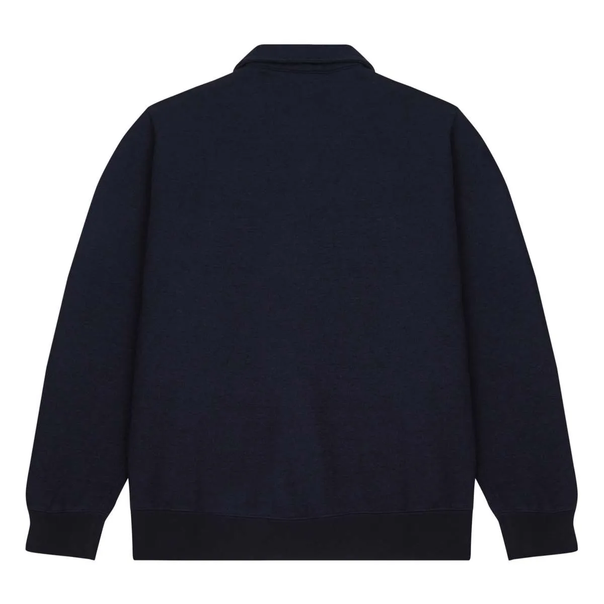 Zip Polo Sweater - Navy